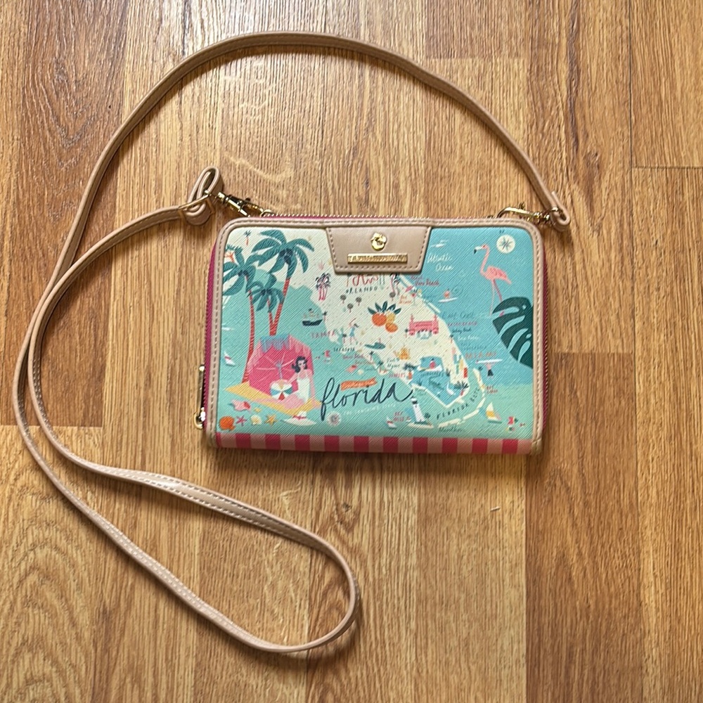 Spartina 449 Florida All-in-one Phone Crossbody Bag